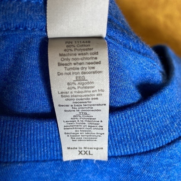 Next Level Apparel Joe Kelly Deal With It GOAT Royal Blue T-shirt XXL - Picture 7 of 10